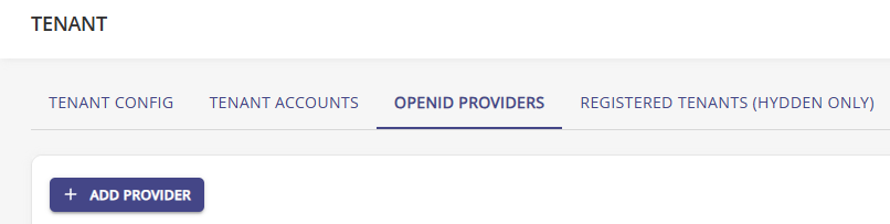 Authentication Provider page img